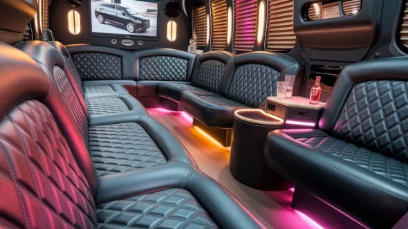 sprinter limo rental interior joliet